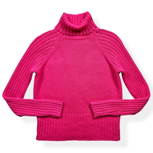 Y2K No Boundaries Pink Knit Turtleneck Sweater - Picture 1 of 6